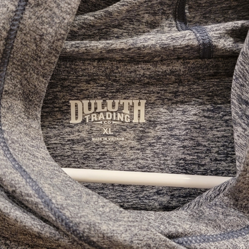 Duluth Trading Co Charcoal Knit Pullover - Picture 3 of 3
